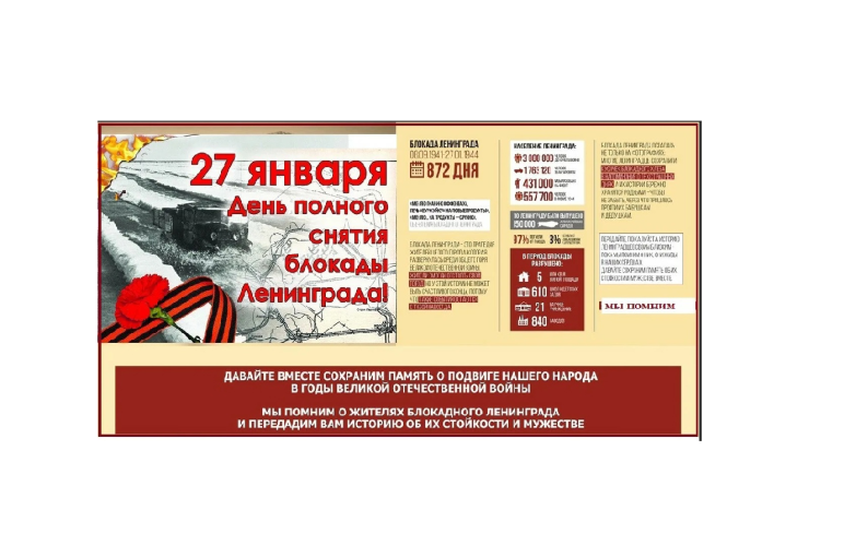 80-летие полного снятия блокады Ленинграда. 80-летие полного снятия блокады Ленинграда.